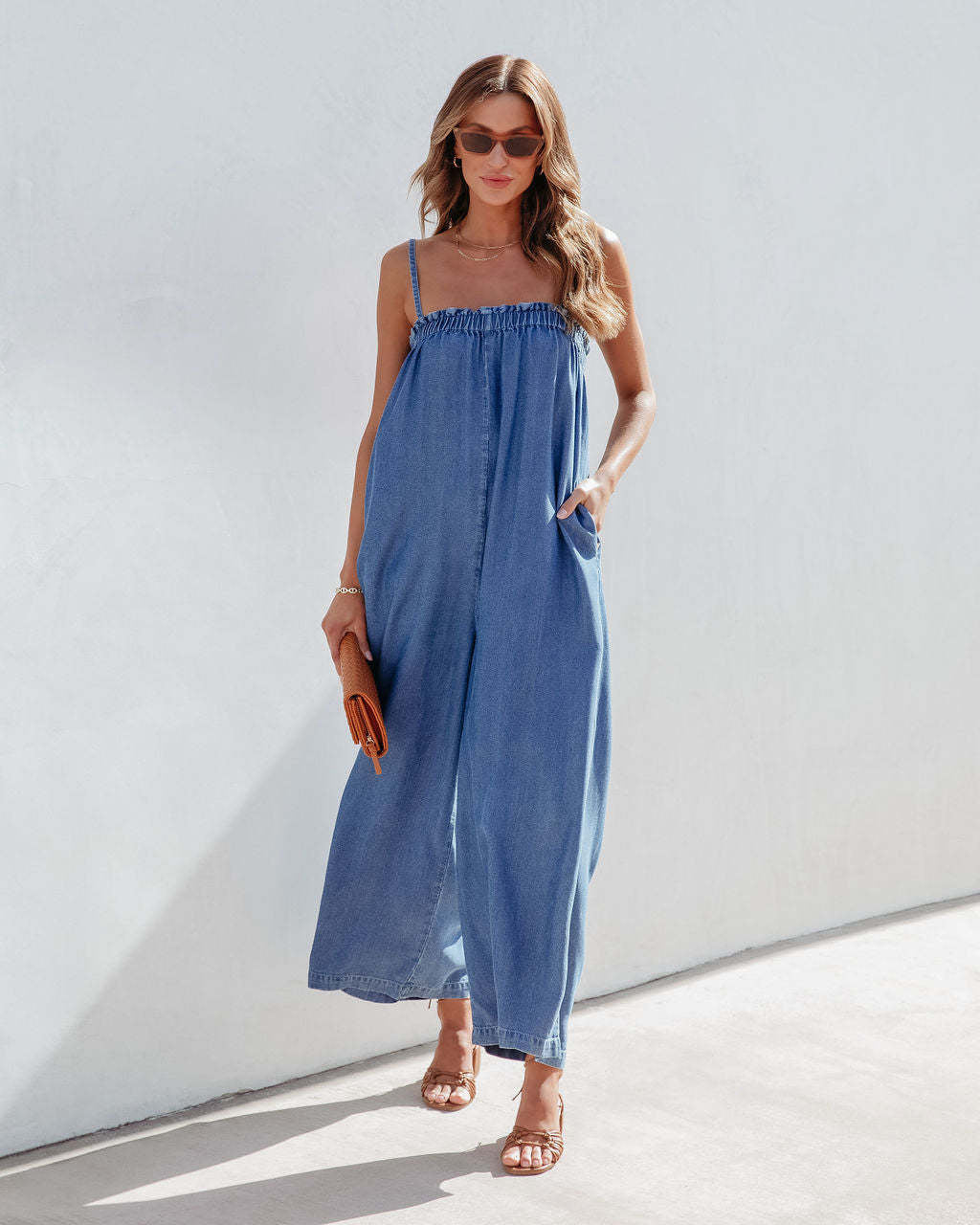 Vintage denim jumpsuit