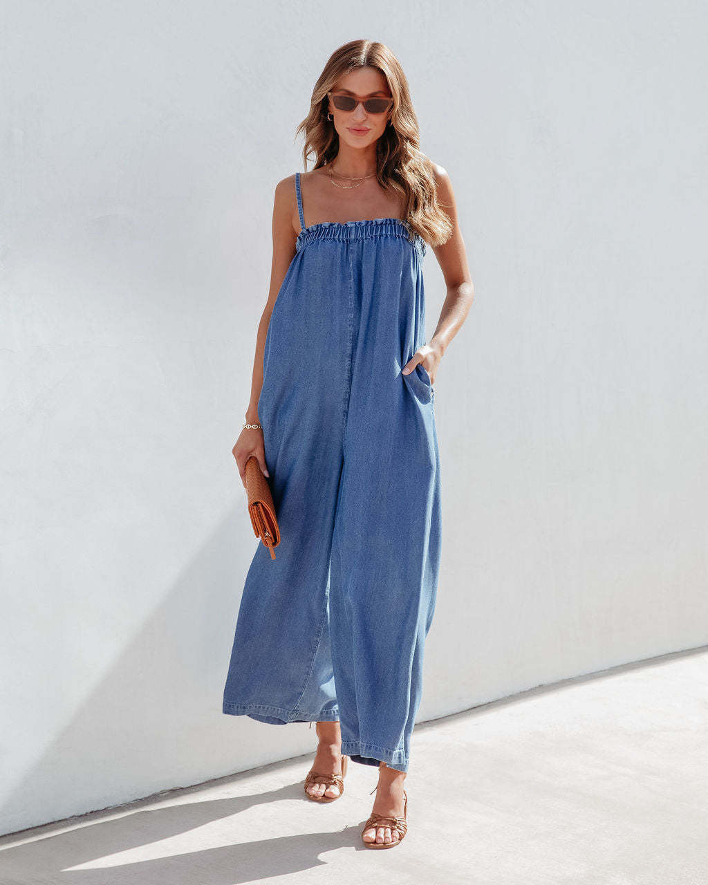 Vintage denim jumpsuit