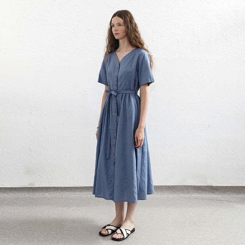 Button-Down Midi Dress