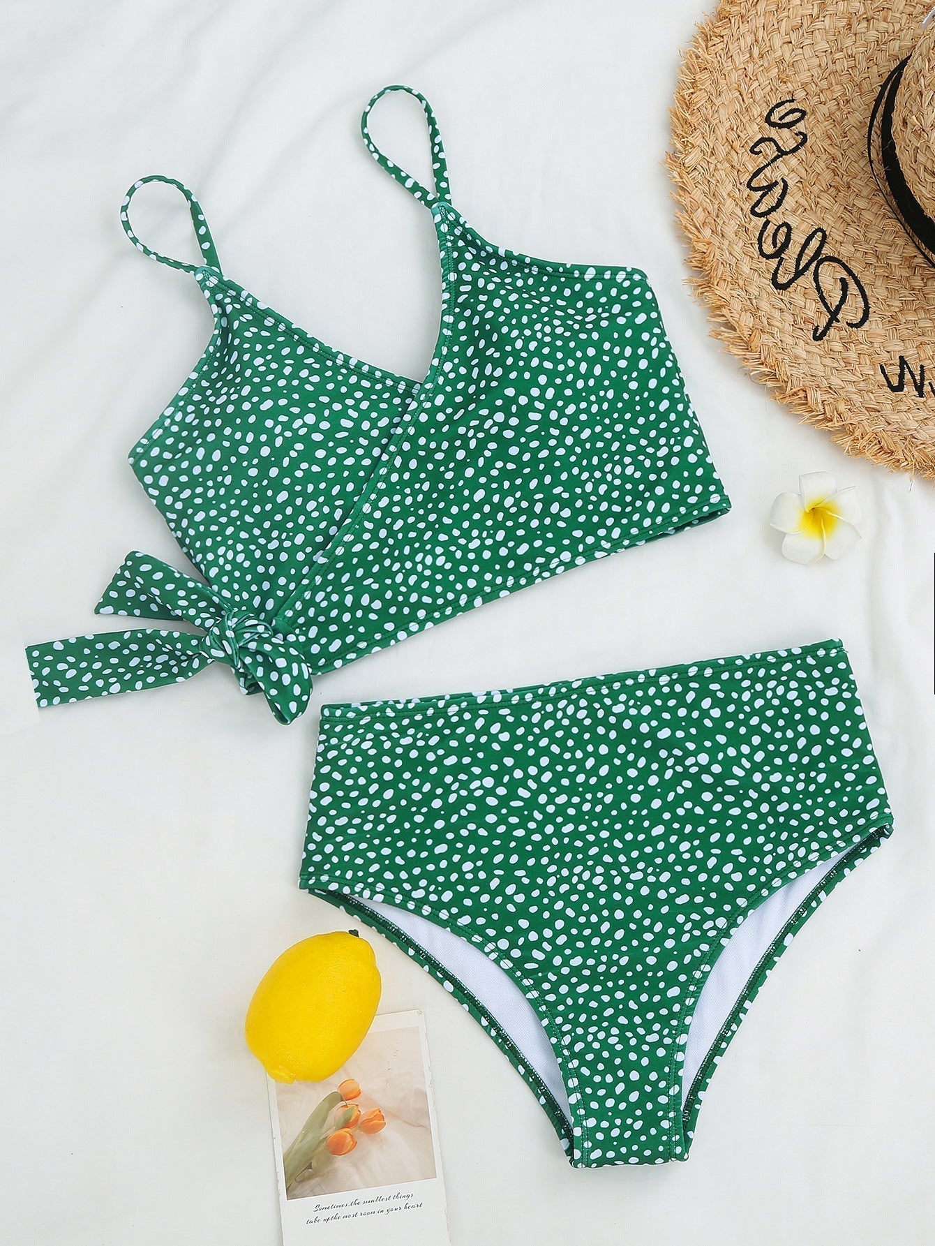 Stylish Polka Dot Bikini