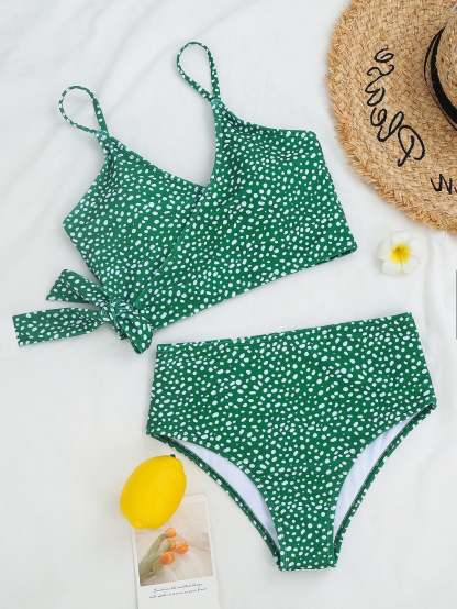 Stylish Polka Dot Bikini