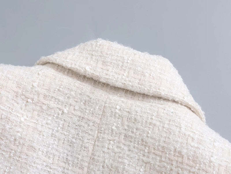 Breasted Blazer With Structure