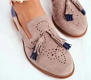 Women's Tassel Round Toe Loafers