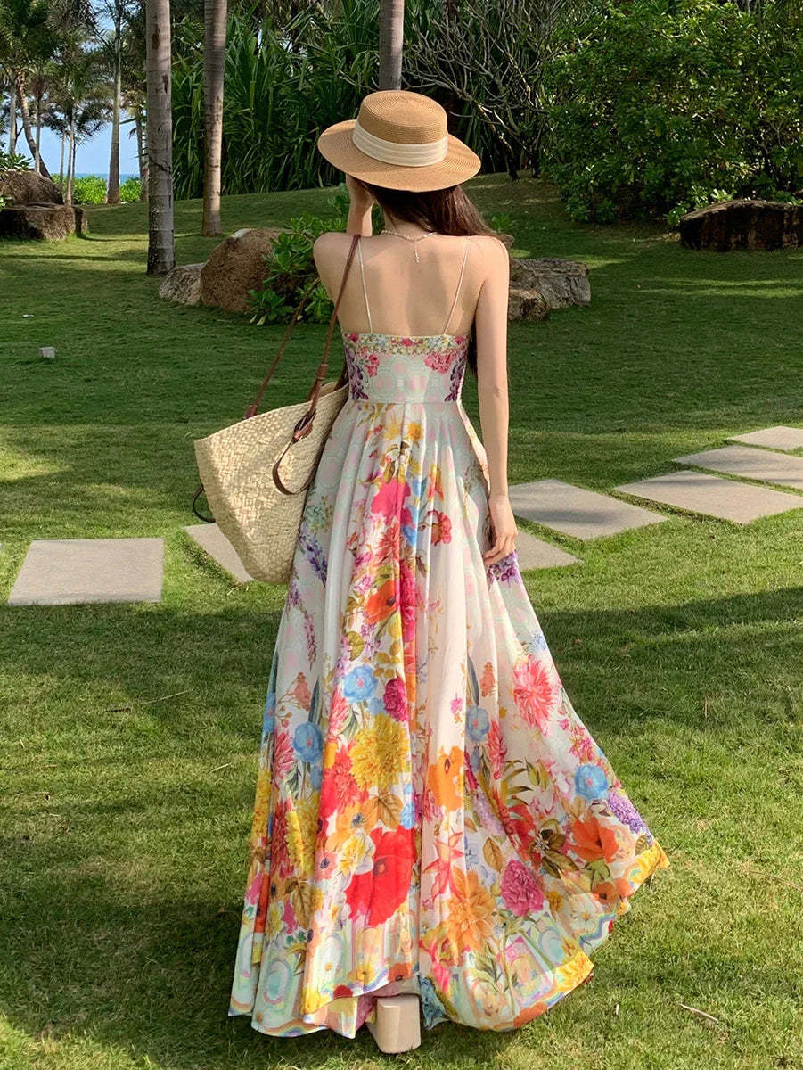 Boho Floral Summer Dress
