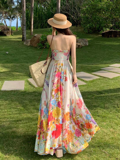 Boho Floral Summer Dress