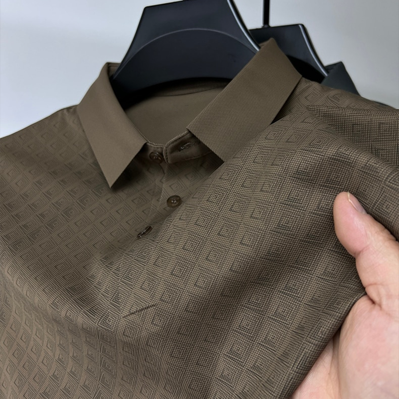 Silky Patterned Shirt for Men