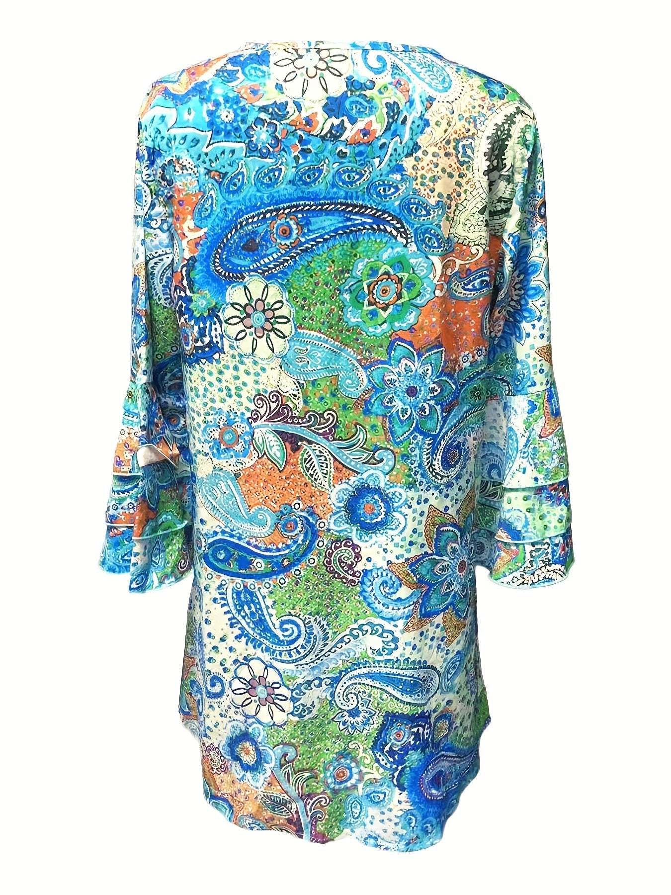Layered Dress with Print
