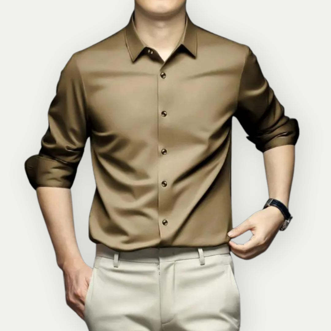 Men's Non-Iron Wrinkle-Resistant Dress Shirt