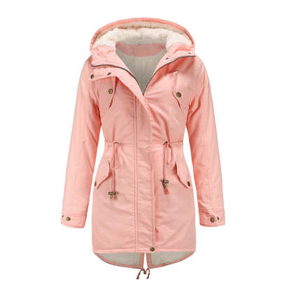Casual Drawstring Hooded Jacket