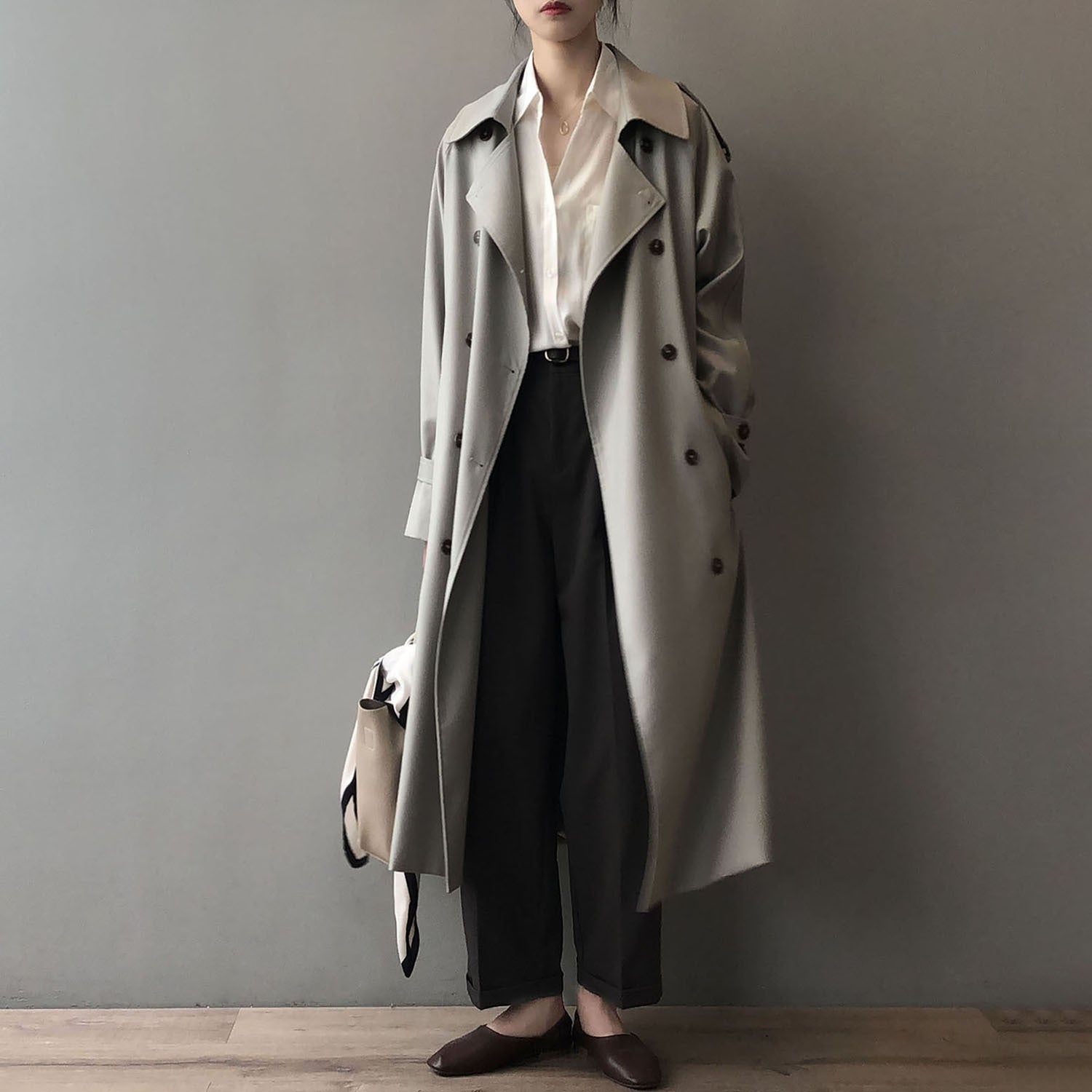 Breasted Trench Coat