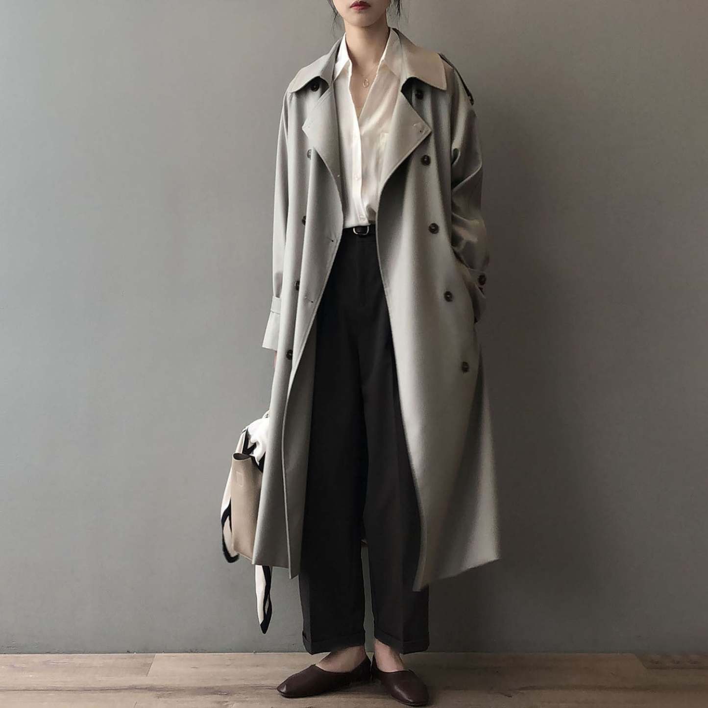 Breasted Trench Coat