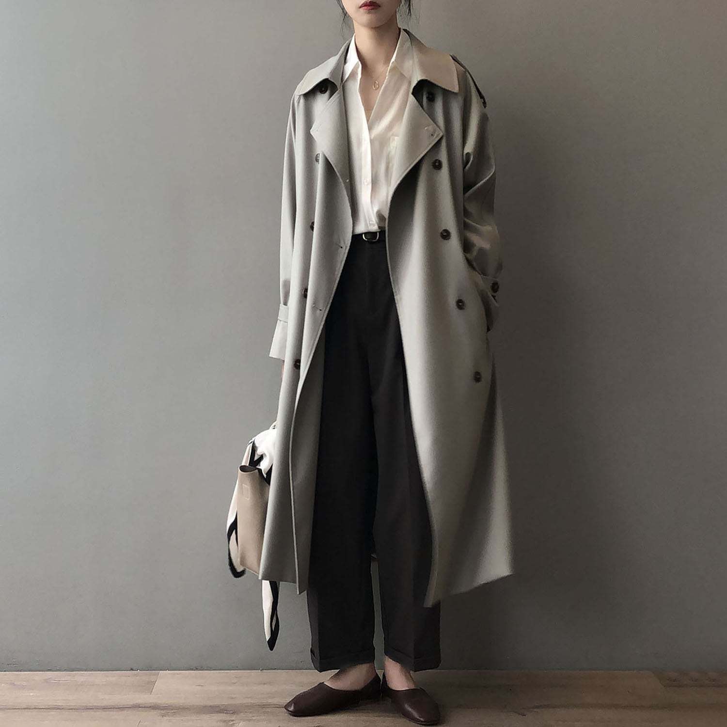 Breasted Trench Coat
