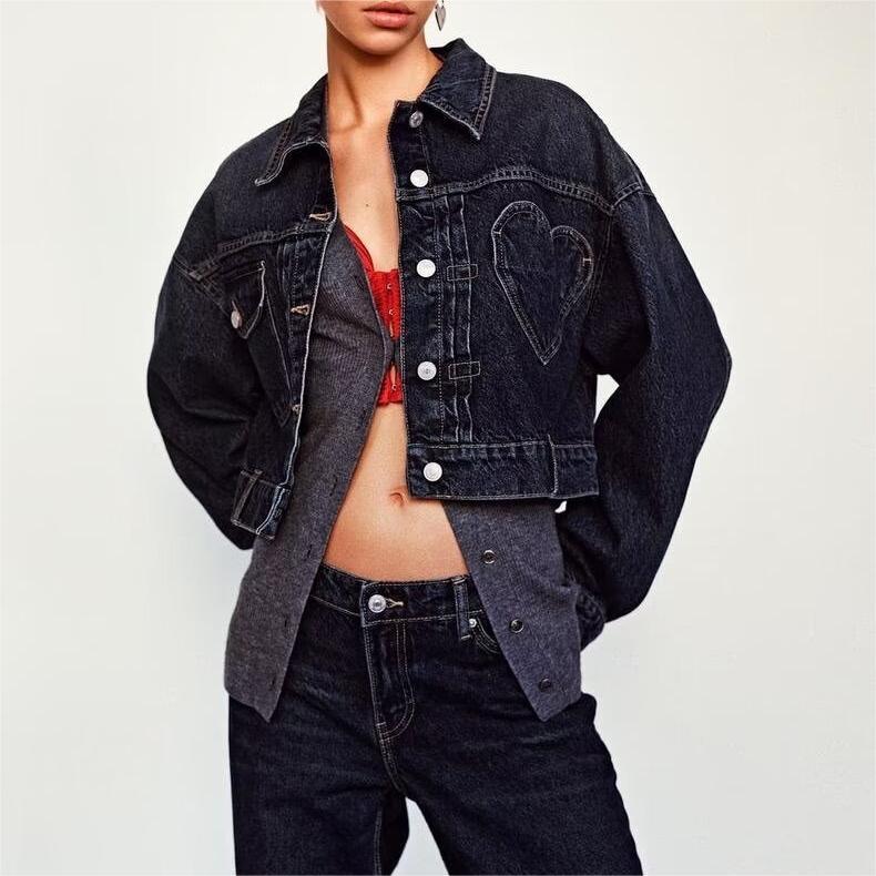 Chic Denim Love Jacket