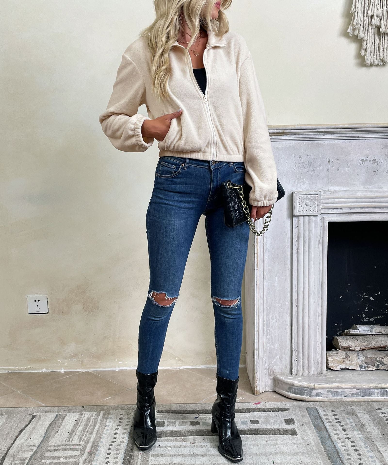 Zip-Up Fleece Jacket