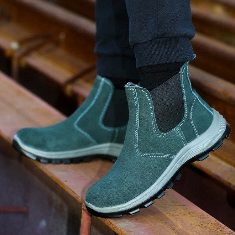 Men Boots Winter Keep Warm Fur Lined Orthopedic Shoes
