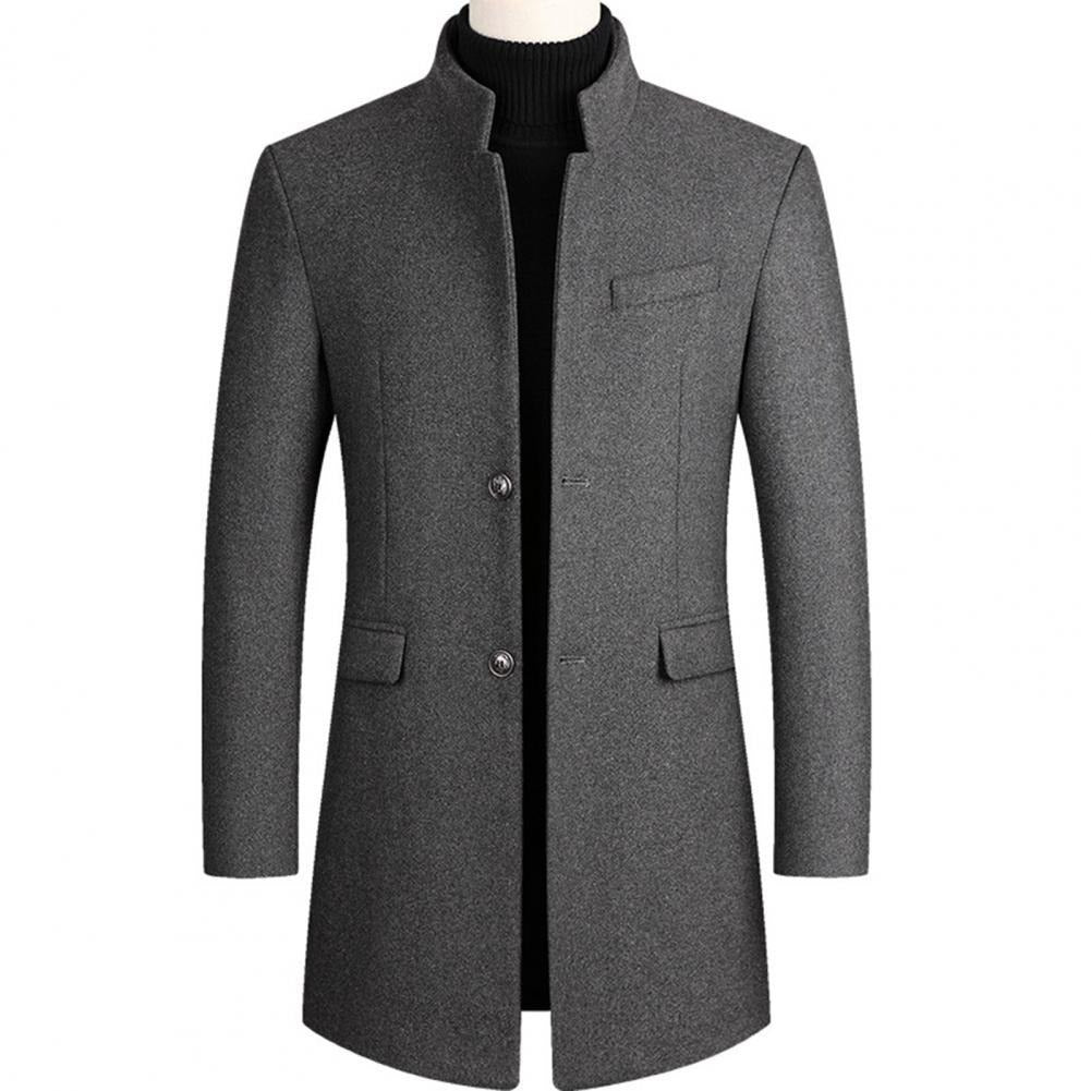 Effen Wool Trench Coat Windproof