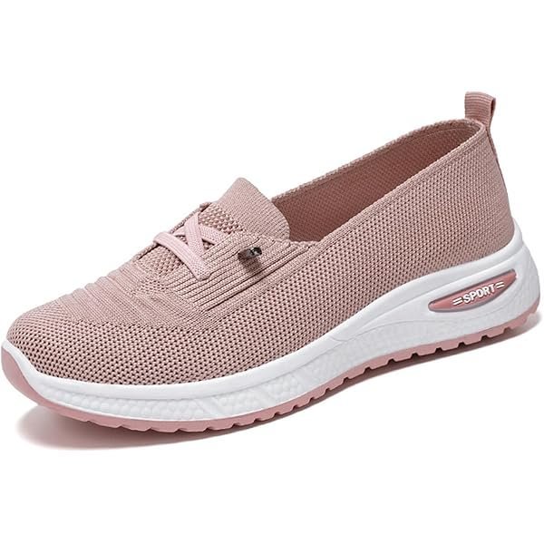 Women's Mesh Knitted Slip-On Casual Orthopedic Sneakers