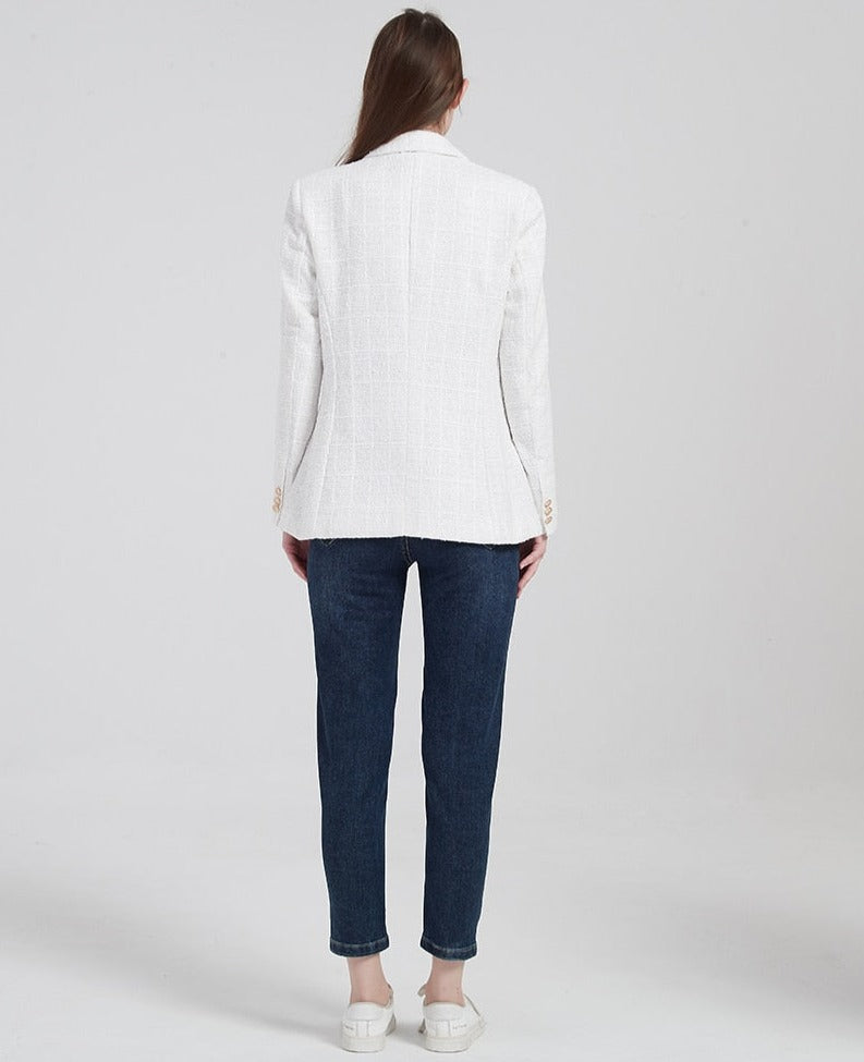 Breasted Blazer With Structure