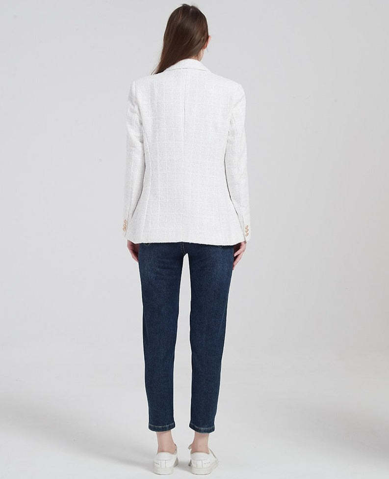 Breasted Blazer With Structure
