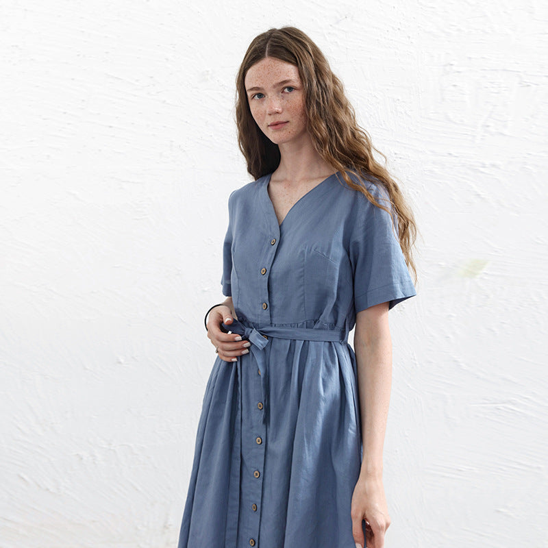 Button-Down Midi Dress