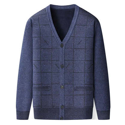  Classic V-Neck Cardigan