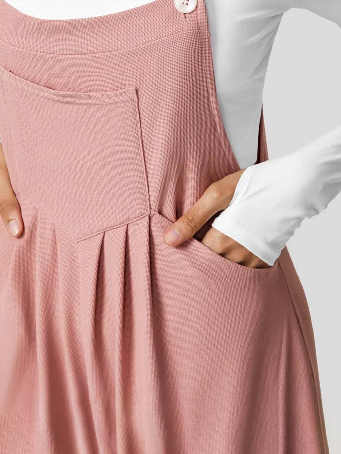 Casual Overall Wide-Leg Pants