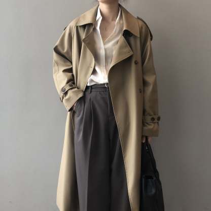 Breasted Trench Coat