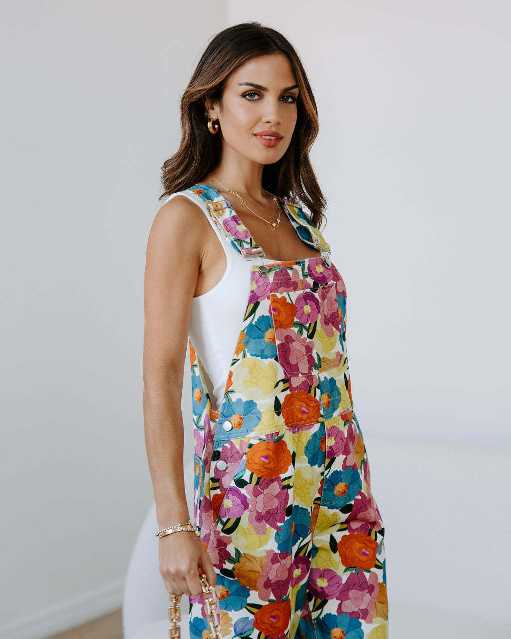 Floral Sleeve Jumpsuit