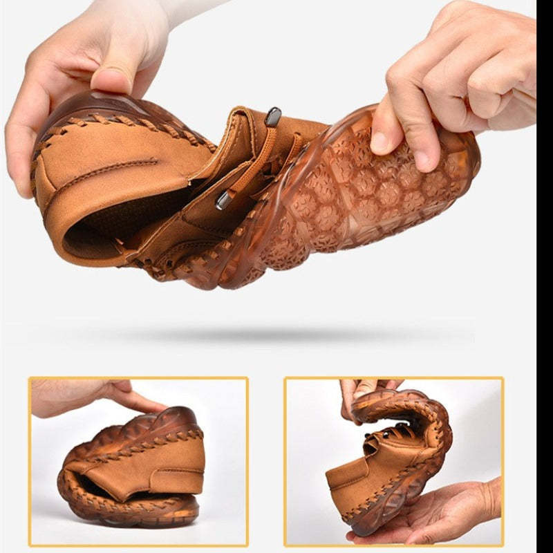 Orthopedic Shoes For Men Leather Casual Loafers