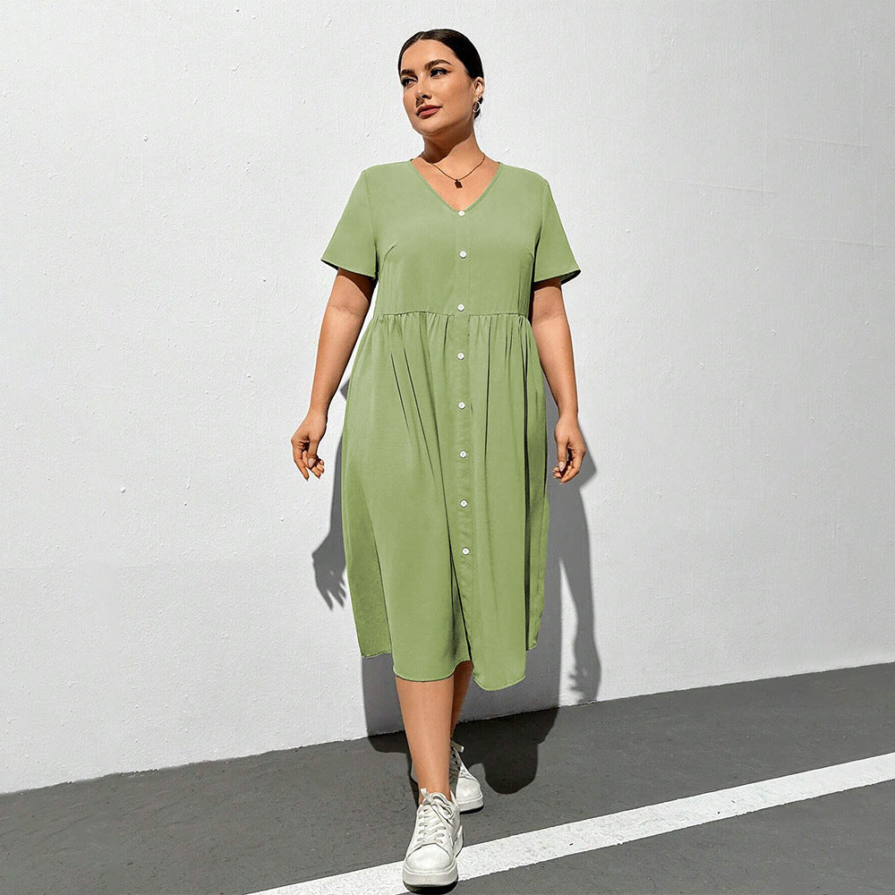 Button-Down Midi Dress
