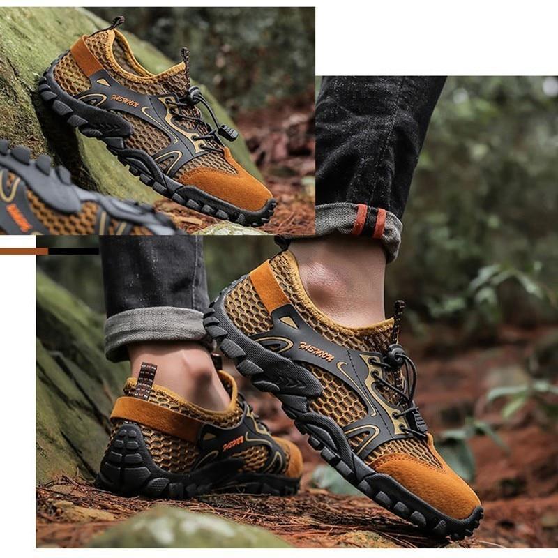 Mesh Quick Dry Water Shoes For Men Lightweight Outdoor Hiking Walking