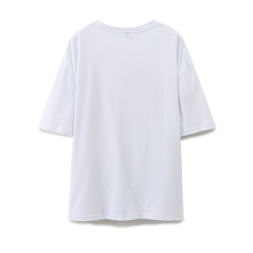 Artistic Sketch Print T-Shirt