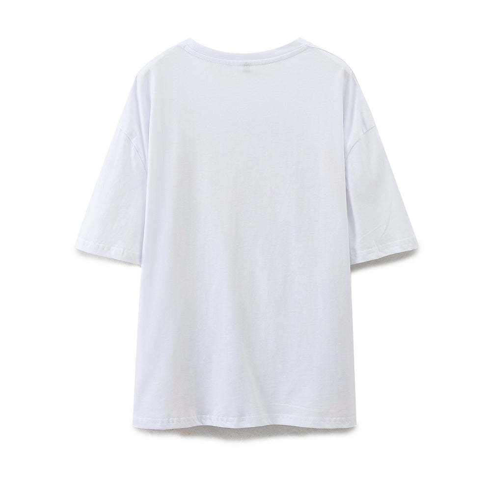 Artistic Sketch Print T-Shirt