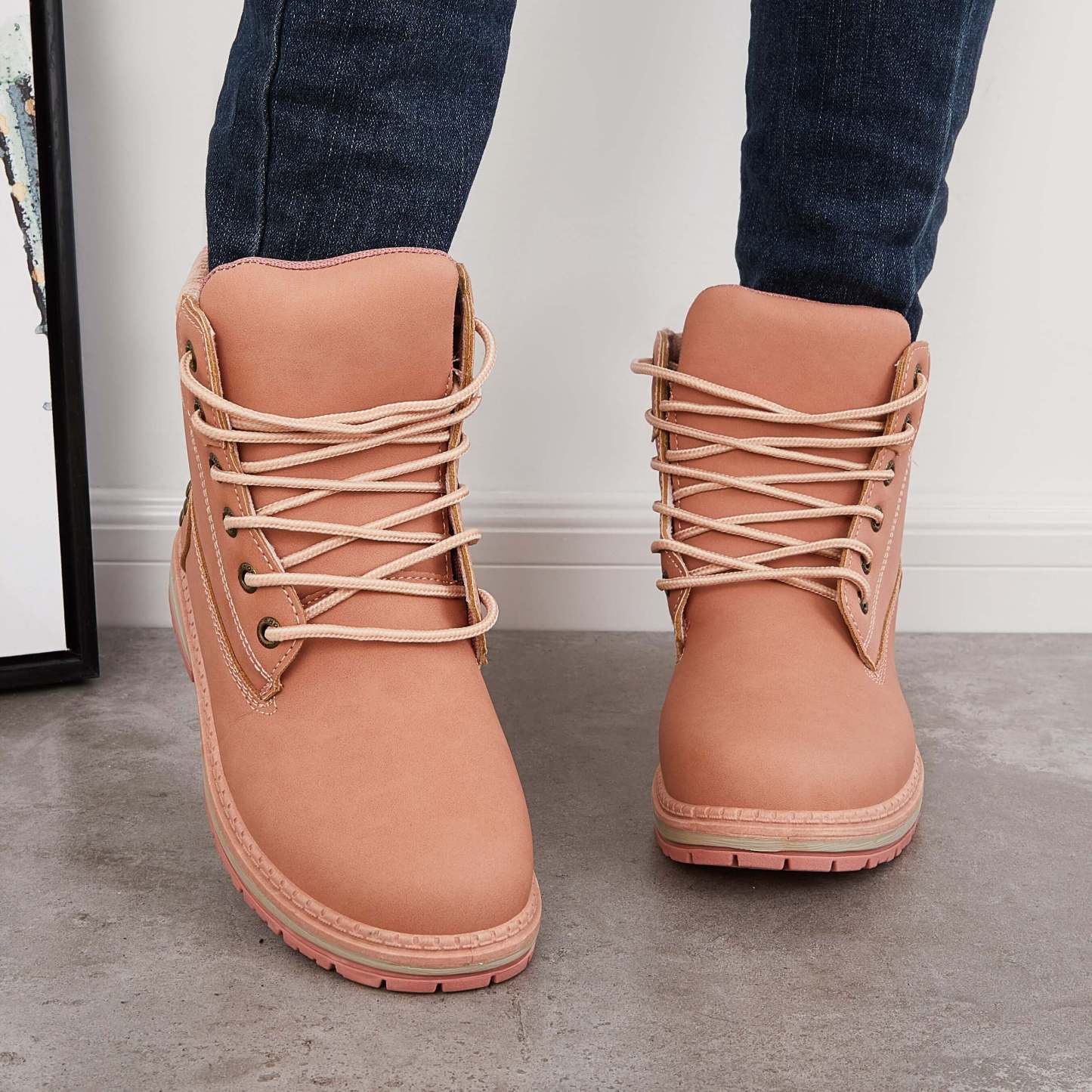 Classic Non Slip Ankle Work Boots Waterproof Hiking Combat Boots
