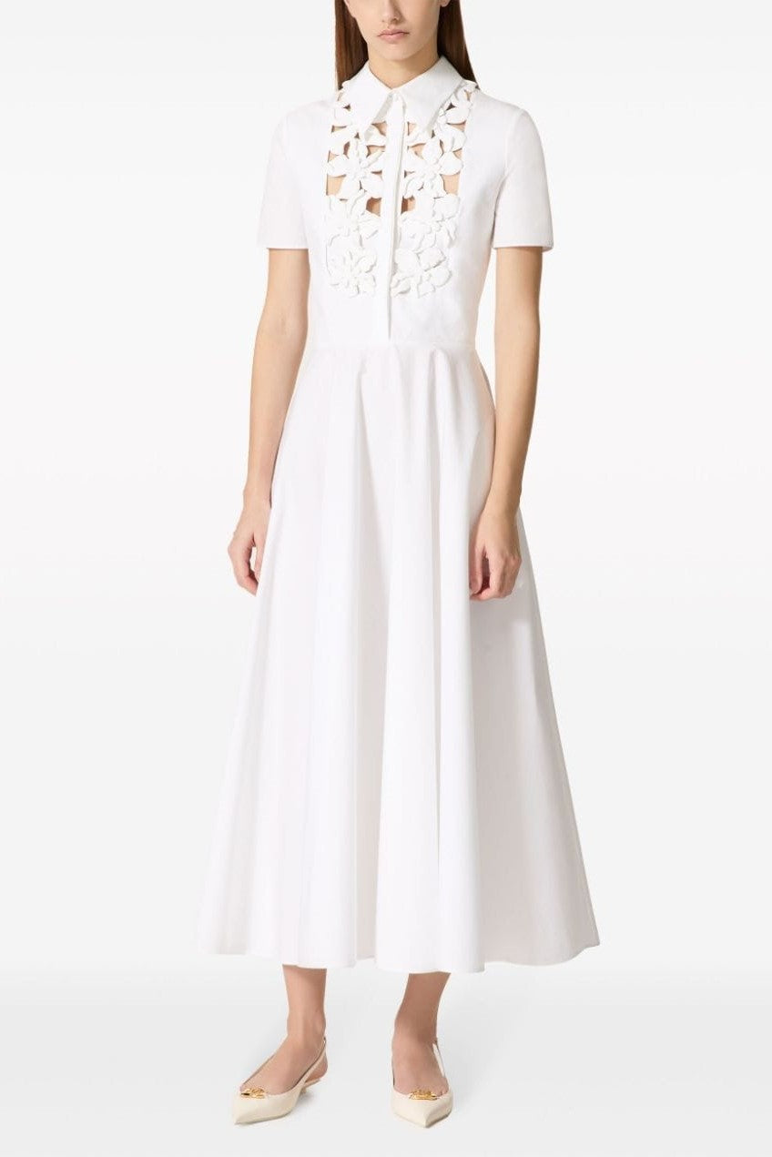 Plain White Maxi Dress