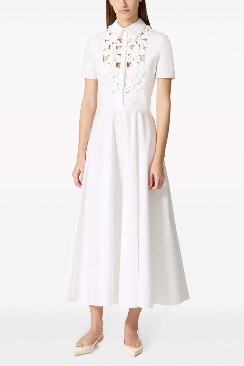 Plain White Maxi Dress