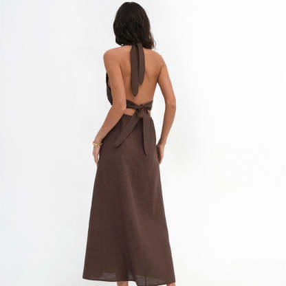 Linen Maxi Summer Dress