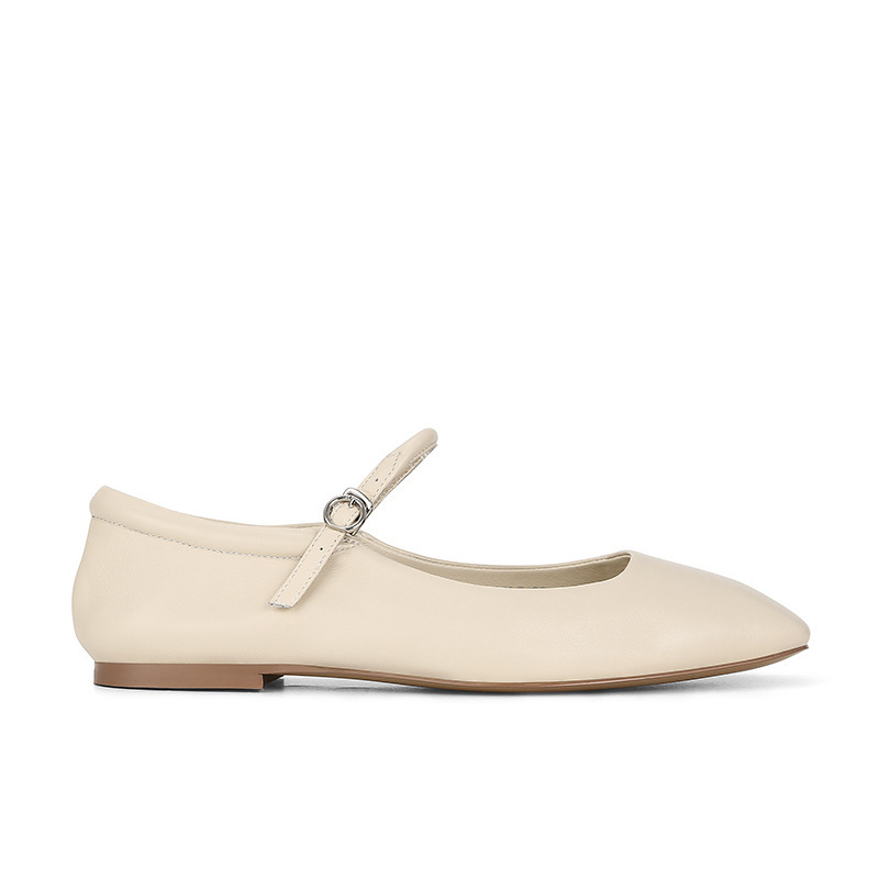 Leather Mary Jane Flats