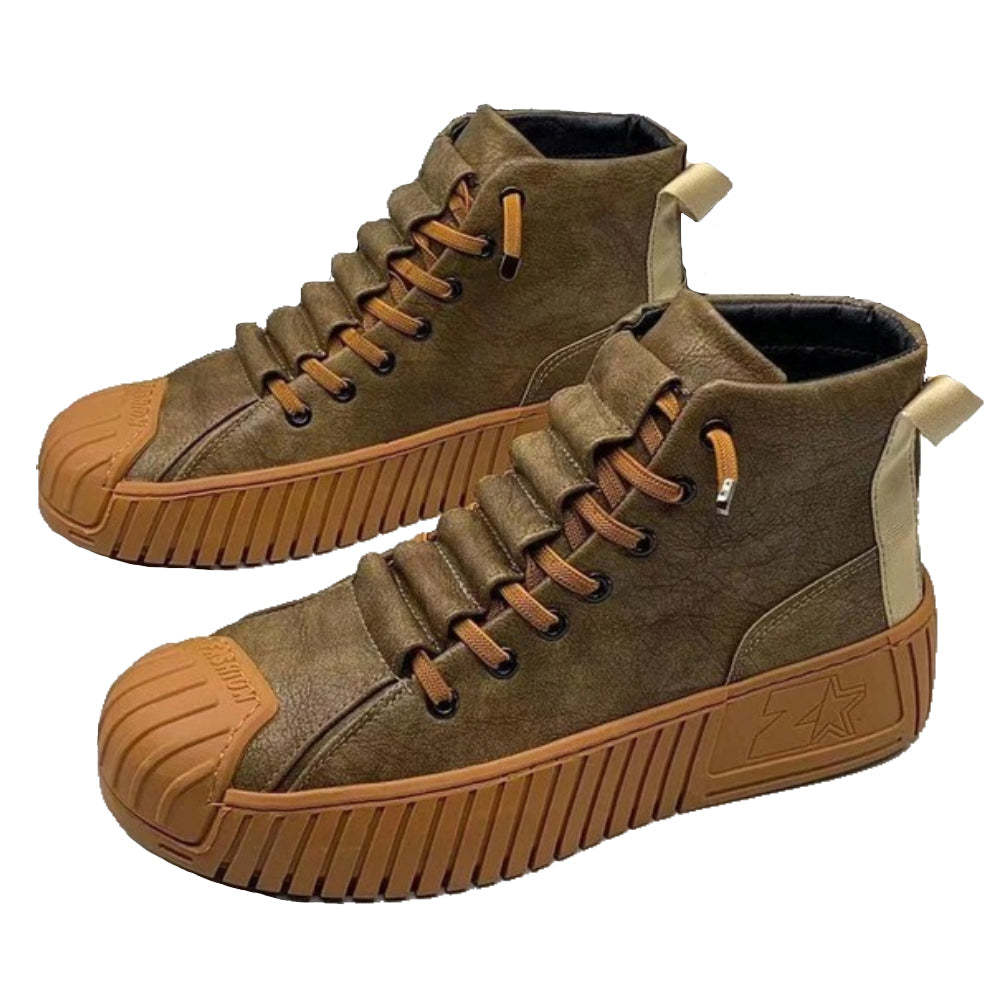 Autumn Ankle Boots For Men Walking Orthopedic Shoes