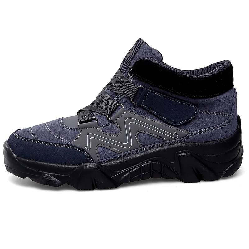 Orthopedic Shoes Men Anti-collision Velcro Hiking Ankle Sneakers Suede Outdoor