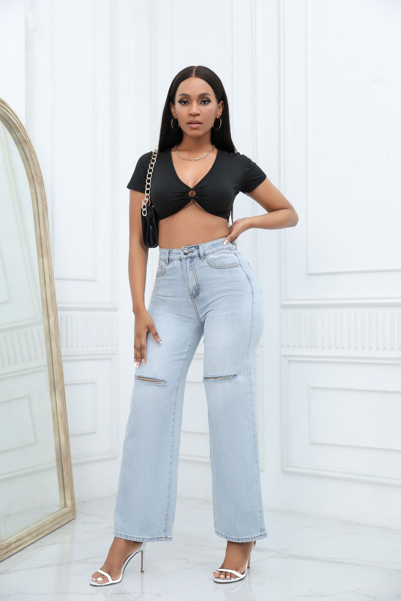 Wide-Leg Jeans