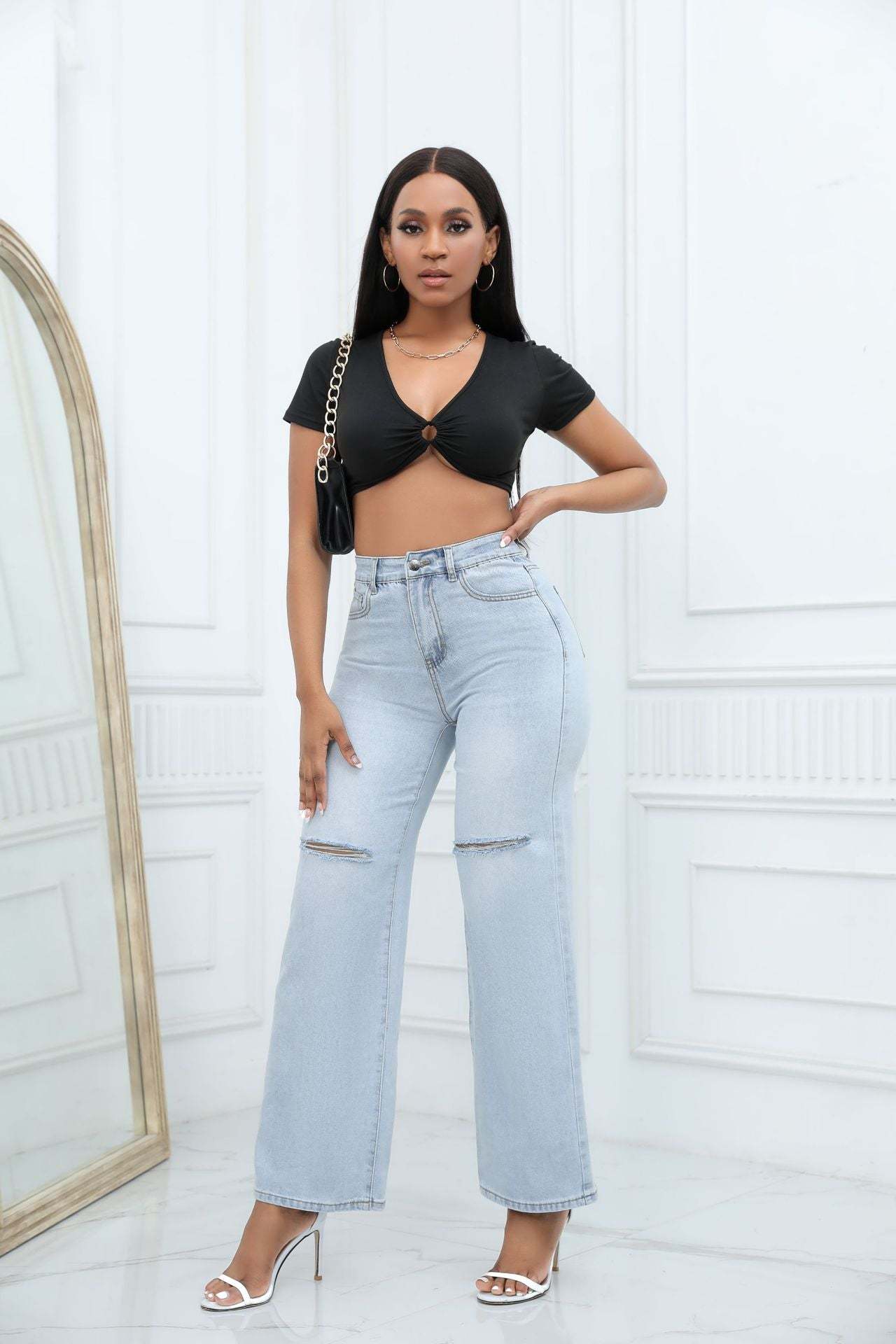 Wide-Leg Jeans