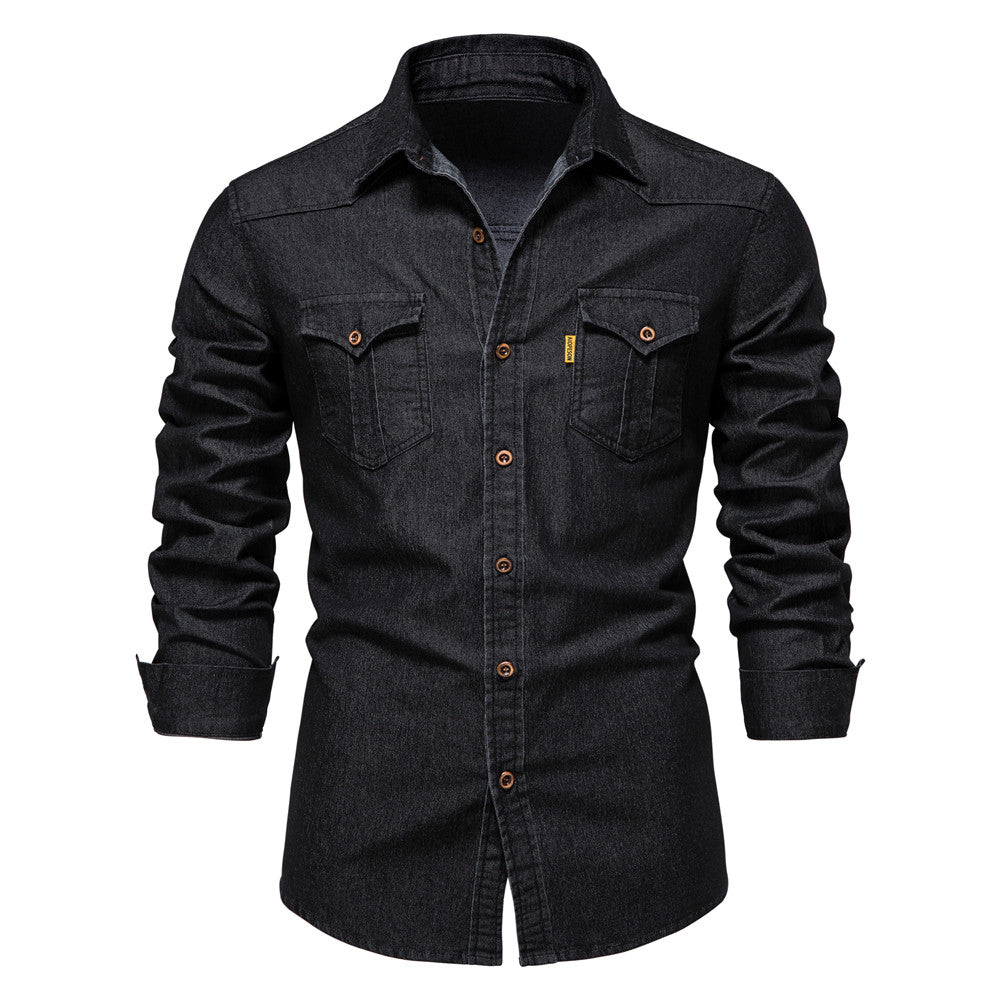 Stretch Denim Shirt