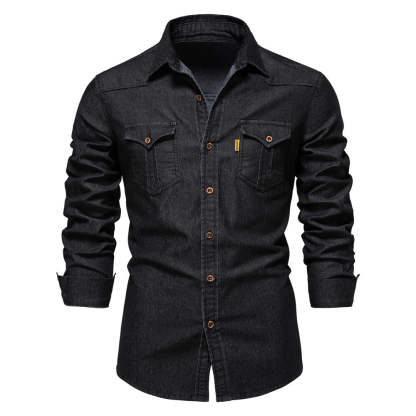 Stretch Denim Shirt