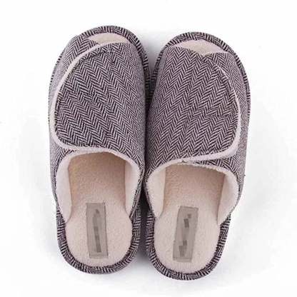 Swollen Feet Non-Slip Open Toe Indoor Wool Slippers
