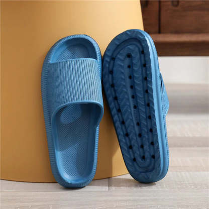 Unisex Pillow Slides Slippers Non-Slip Thick Sole Slippers