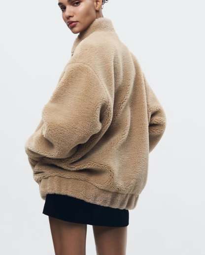 Soft OverSized Teddy Bear Fleece Jacket