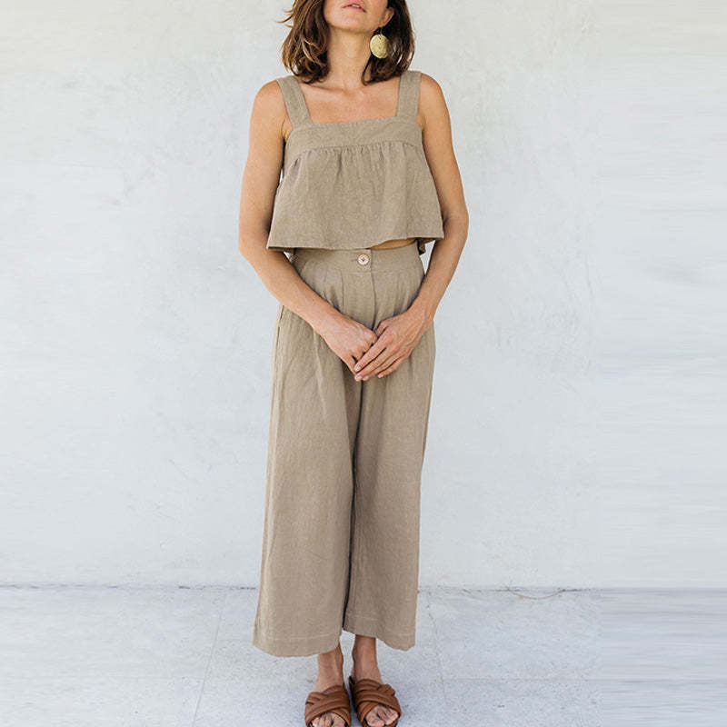 Two Piece Linen Set