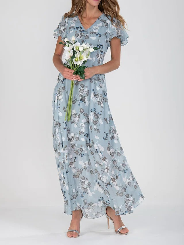 Floral Dress With Fringe