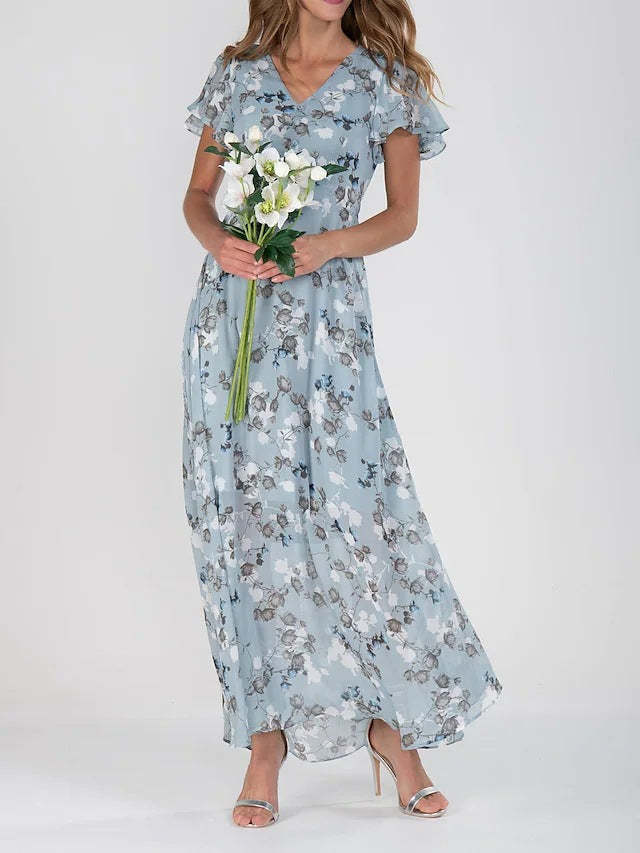 Floral Dress With Fringe